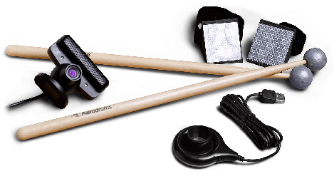 תופים וירטואליים Aerodrums תופים וירטואליים Aerodrums