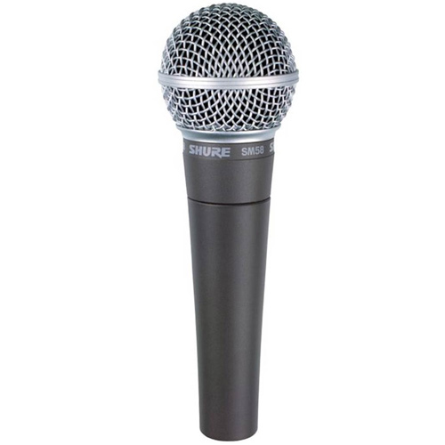 מיקרופון הופעות דינמי Shure SM58 מיקרופון הופעות דינמי Shure SM58