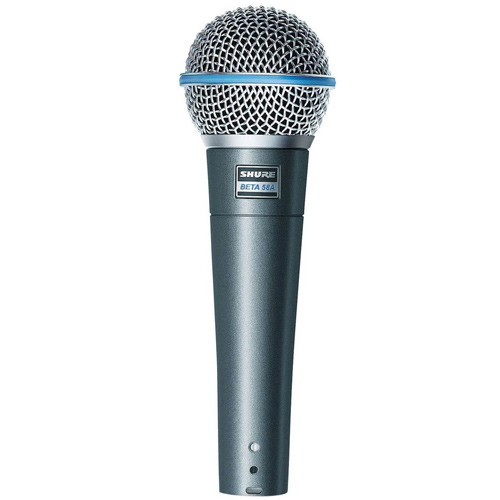 מיקרופון הופעות דינמי Shure Beta 58A מיקרופון הופעות דינמי Shure Beta 58A