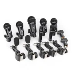 סט מיקרופונים לתופים Alctron T8400 עם תופסנים – תמונה 3