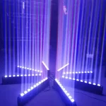 מערך פנסי לדים RGBW חכם Apextone 10X40W Moving Bar – תמונה 2
