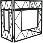 עמדת DJ מתקפלת Apextone ADJ Aluminium II בצבע שחור