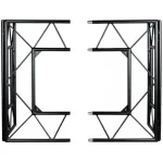⁦עמדת DJ מתקפלת Apextone ADJ Aluminium II בצבע שחור⁩ – תמונה ⁦2⁩