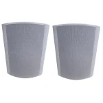 זוג רמקולים מוגברים להתקנות AST A8AWH בצבע לבן