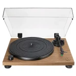 פטיפון Audio Technica AT-LPW40WN עם בסיס עץ אגוז