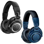 אוזניות בלוטות' Audio-Technica ATH-M50xBT2 בצבעים שונים