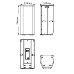 ⁦רמקול מוגבר Beta3 TW215a עם תיבת עץ⁩ – תמונה ⁦3⁩