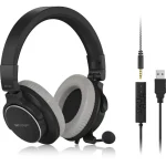 אוזניות Behringer BH470U עם מיקרופון ניתן להסרה וחיבור USB