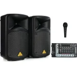 מערכת הגברה קומפקטית Behringer EPS500MP3 עם מיקרופון