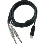 כבל Behringer Line 2 USB להקלטת ערוצי סטריאו