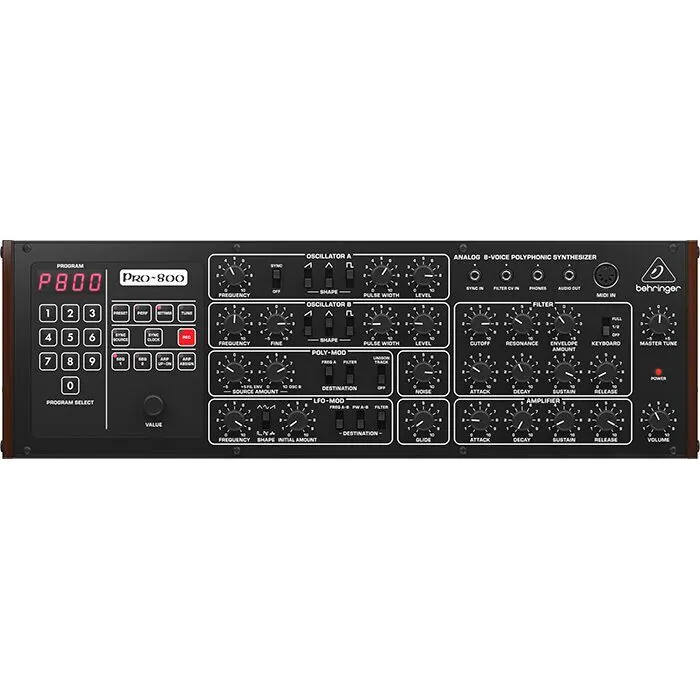BEH-PRO800_29112024163844 סינתיסייזר פוליפוני אנלוגי Behringer Pro-800 עם סקוונסר – תמונה 1