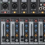 ⁦מיקסר BTS Mix IU-1008 עם זוג מיקרופונים אלחוטיים מובנים⁩ – תמונה ⁦3⁩