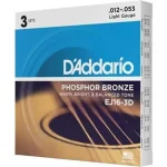 ⁦מיתרים לגיטרה אקוסטית D'addario EJ16 12-53⁩ – תמונה ⁦3⁩