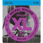 מיתרים לגיטרה חשמלית 09-42 D'Addario EXL120 – תמונה 2