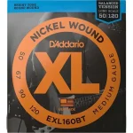 סט מיתרים לבס D'addario EXL 160-BT 50-120