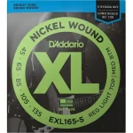 סט מיתרים לבס 5 מיתרים D'addario EXL 165-5 45-135