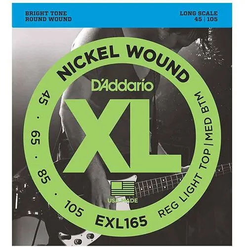 DAD-EXL165_24052024193751 מיתרים לגיטרה בס D'addario EXL165 45-105 – תמונה 1