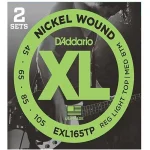 מיתרים לגיטרה בס D'addario EXL165 45-105 – תמונה 3