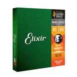 סט מיתרים לבס Elixir Nanoweb Nickel Plated בעוביים שונים – תמונה 6