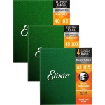 סט מיתרים לבס Elixir Nanoweb Nickel Plated בעוביים שונים
