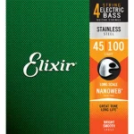מיתרים לבס Elixir Nanoweb Stainless Steel בעוביים שונים – תמונה 7
