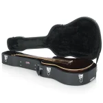 ארגז עץ לגיטרה אקוסטית Gator Dreadnought Guitar Deluxe Case – תמונה 4
