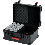 ארגז ל-15 מיקרופונים וכבלים Gator GTSA-MIC15 Molded Case