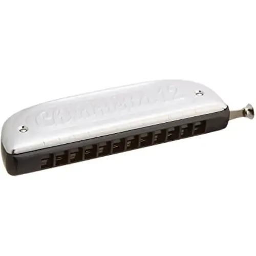 HOHNER-255C_28072020100150 מפוחית כרומטית Hohner 255C Chrometta 12 – תמונה 1