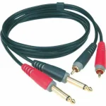 ⁦כבל RCA זכר כפול - PL מונו זכר כפול Klotz ATCJ0300⁩ – תמונה ⁦3⁩