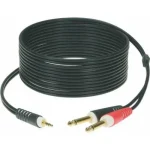 ⁦כבל PL זכר כפול - 3.5mm זכר באורך 3 מ' Klotz AY50300⁩ – תמונה ⁦2⁩
