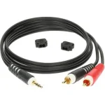 ⁦כבל RCA זכר כפול - 3.5mm סטריאו Klotz AY70300⁩ – תמונה ⁦2⁩