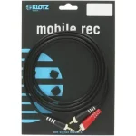 ⁦כבל RCA זכר כפול - 3.5mm סטריאו Klotz AY70300⁩ – תמונה ⁦3⁩