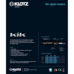 כבל PL לכלי נגינה Klotz KIK PPRT בצבע אדום באורכים שונים – תמונה 2