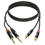 כבל כפול RCA זכר-PL מונו זכר Klotz MiniLink Pro KT-CJ אורך 3 מ'