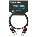 כבל PL כפול Klotz MiniLink KT-JJ באורך 3 מטר – תמונה 3