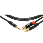 ⁦כבל RCA זכר כפול-3.5mm סטריאו Klotz KY7 MiniLink Pro⁩ – תמונה ⁦2⁩