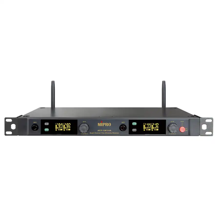 MIPRO-5814A_26122022123503 מקלט Mipro ACT-5814A לעד 4 מיקרופונים אלחוטיים – תמונה 1