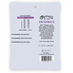 סט מיתרים לגיטרה אקוסטית Martin Originals בעוביים שונים – תמונה 3