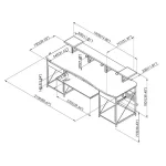 שולחן לאולפן Musiea EX200 בגימורים שונים – תמונה 6