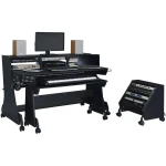 שולחן אולפן Musiea EX88 עם מעמד למקלדת וארון אבזור 19"
