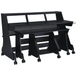 שולחן אולפן Musiea EX88 עם מעמד למקלדת וארון אבזור 19" – תמונה 2