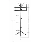 ⁦סטנד תווים NPB Music Stand Light⁩ – תמונה ⁦2⁩