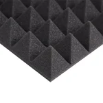 ⁦ספוג אקוסטי שחור 5x60x60 בעיצוב פירמידות⁩ – תמונה ⁦3⁩