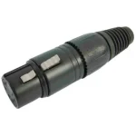 ⁦מחבר XLR נקבה עם 4 פין Next-Pro Basic XLRf-4P⁩ – תמונה ⁦2⁩