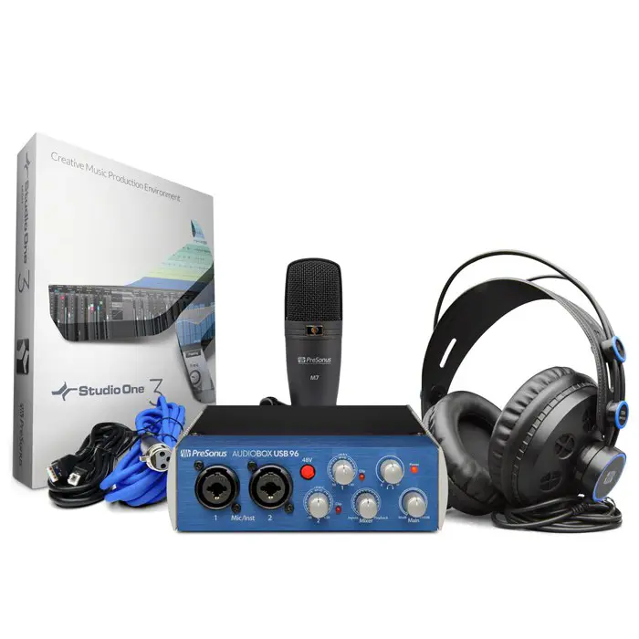 PRSNS-96STUDIO חבילת אולפן PreSonus AudioBox 96 Studio – תמונה 1