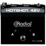 פדאל ניתוב AB למיקרופונים Radial Hotshot 48V מתאים לקונדנסר