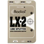 מפצל אות מקצועי Radial LX-2 למקורות בסיגנל Line