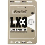 מפצל אות מקצועי Radial LX-3 למקורות בסיגנל Line