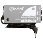 קופסאת DI מקצועית ללפטופים Radial SB-5 עם יציאות מבודדות
