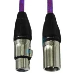 כבל XLR / DMX סגול Next-Pro Basic DMX Purple